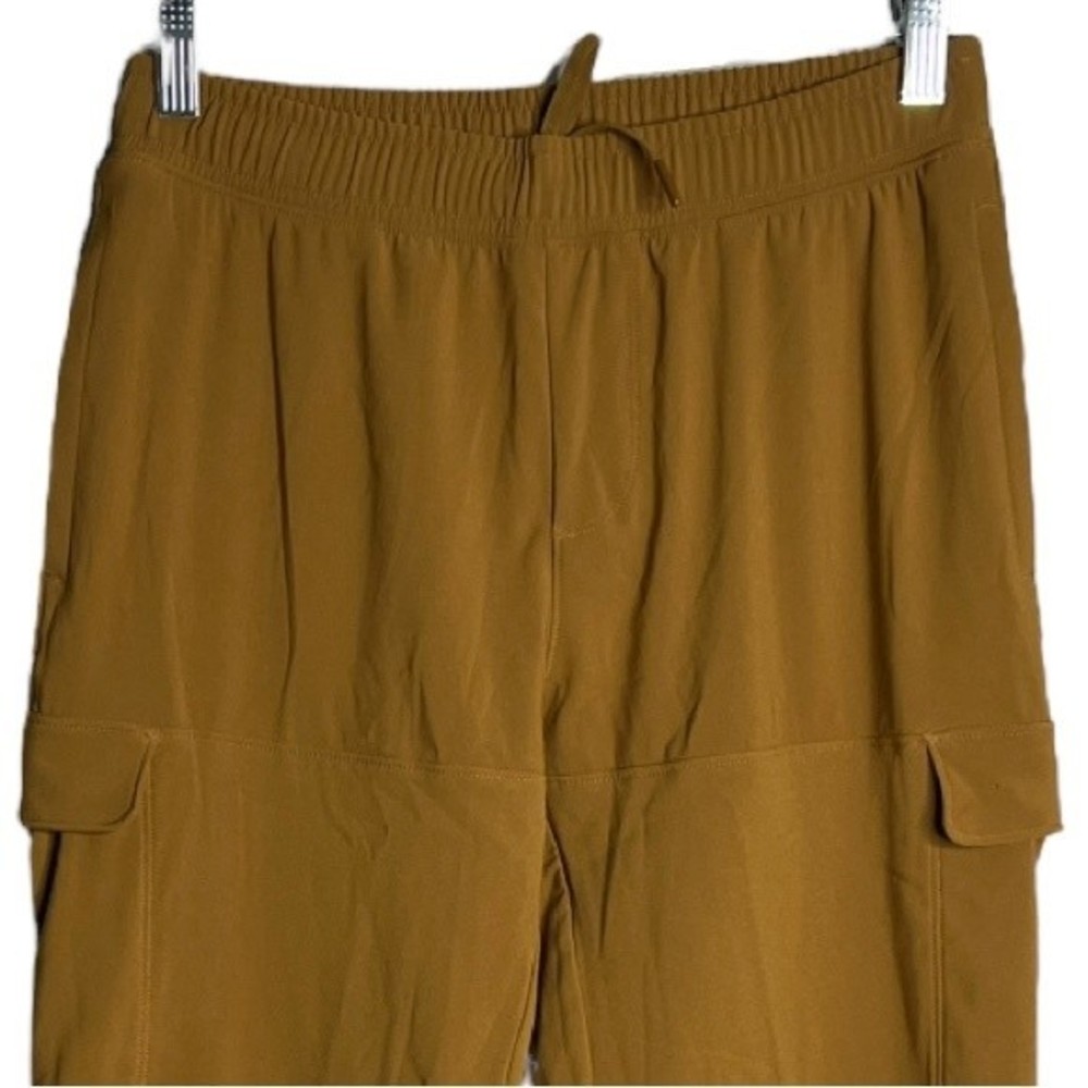 All In Motion Pants Mens Small Woven Cargo Jogger‎ Orange Yellow Butterscotch - Picture 3 of 6